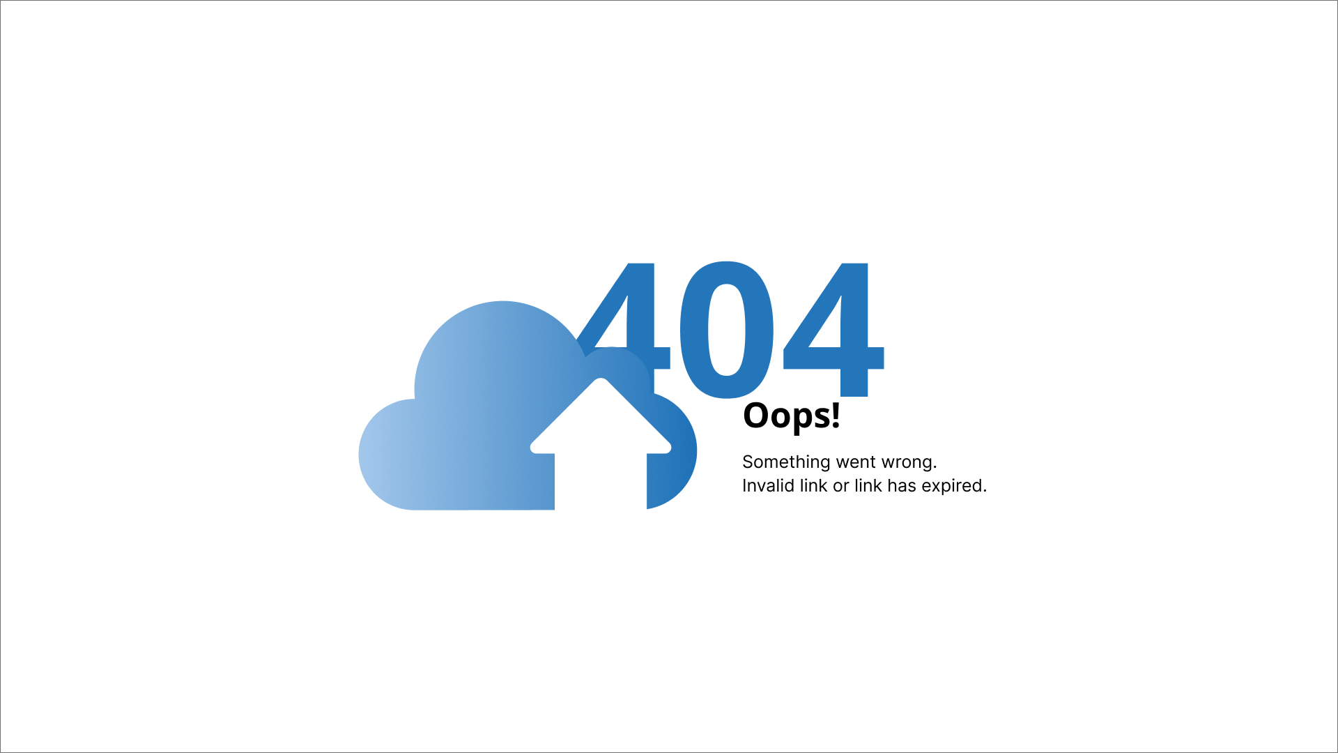 Error page